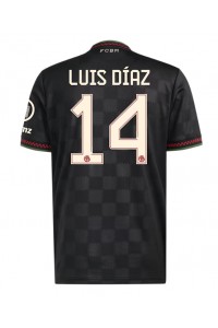 Bayern Munich Luis Diaz #14 Jalkapallovaatteet Kolmaspaita 2025-26 Lyhythihainen
